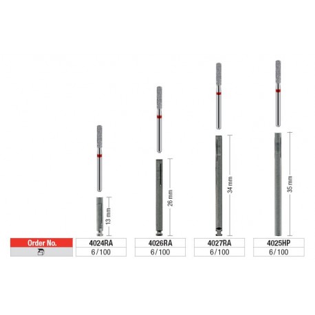 4024RA Adaptador FG 13 mm para Contra-Ángulo 100 unid