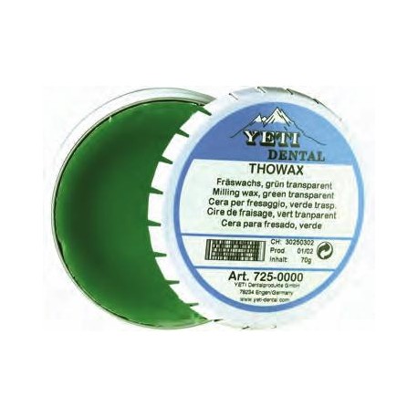 Cera Para el Fresado Yeti Verde Transparente Thowax