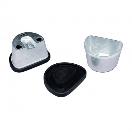 Mufla para Duplicar Pequeña con Tapa de Goma R020160