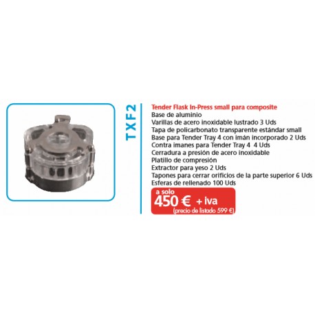 Tender Flask in-Press small para composite