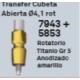 Transfer Cubeta Abierta Ø 4.1 Ant. Héxagono Externo