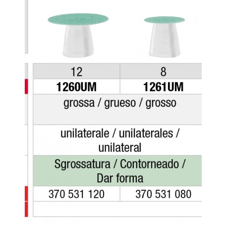1260UM Discos de Pulido de Composite  Flexi-Snap edenta 50 unid
