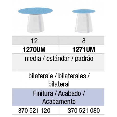 1270UM Discos de Pulido de Composite  Flexi-Snap edenta 50 unid