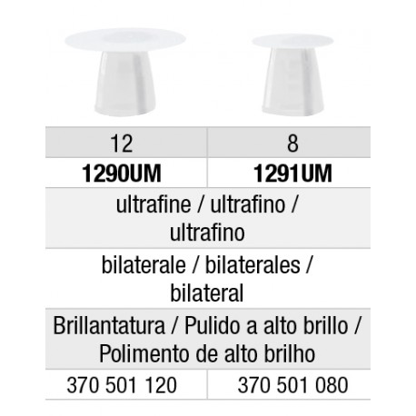 1280UM Discos de Pulido de Composite  Flexi-Snap Grano Fino edenta 50 unid