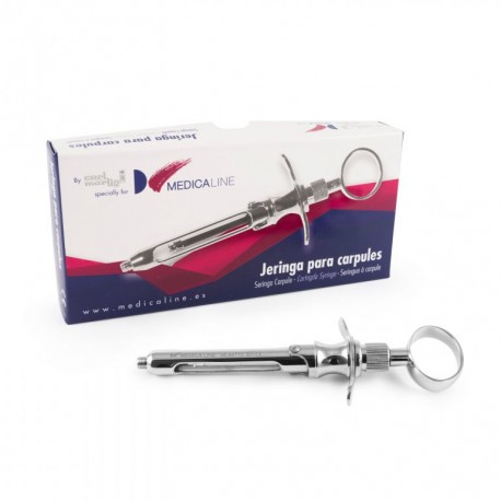 Jeringa Para Carpules - MEDICALINE + REGALO CAJA DE AGUJAS