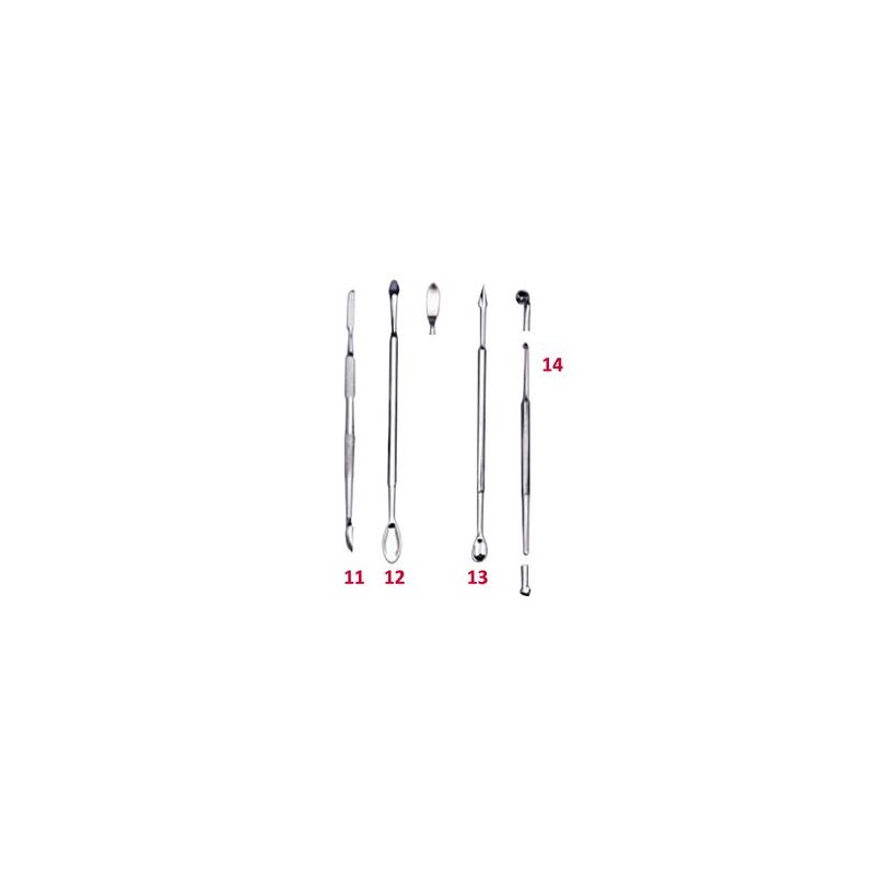 Laboratory Waxing Carvers Mixing Spatulas Zahle Beale Lecron Dental Hand Tools