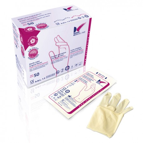 Guantes Quirúrgicos Esteriles 50 Pares