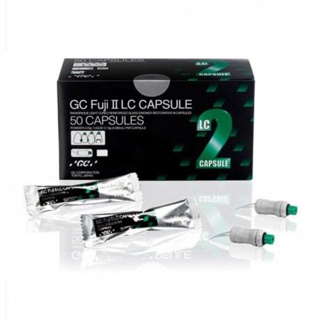 FUJI II LC: cemento ionómero de vidrio en cápsulas (50 uds) - Gc