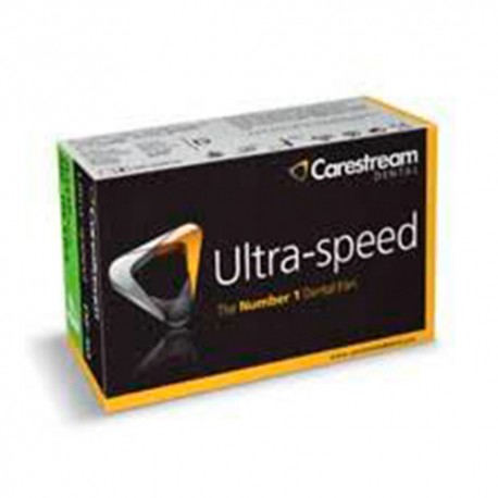 Ultra-Speed DF-50: Películas para Radiografía Oclusal Talla nº4 (25 uds) - Carestream