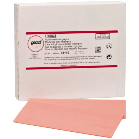 Cera En Planchas Para Modelar Gebdi Tribus M 1000 gr.