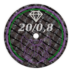 Discos Reforzados con fibra de vidrio 22x0,2 mm-20 unid.