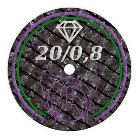 Discos Reforzados con fibra de vidrio 22x0,2 mm-20 unid.