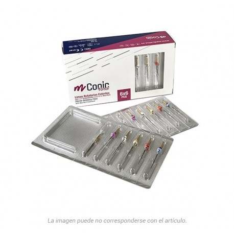 Limas Rotatorias Mconic Flex S1-F5 de 21mm. (6 ud.) - Medicaline + Regalo