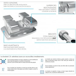 Brackets Sistema EDGEWISE ESTÁNDAR 10 UDS - LEONE