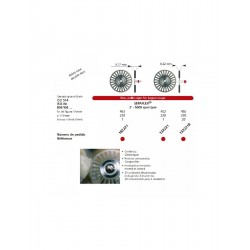 DISCO DIAMANTE FLEXIBLE SEPAFLEX 402-220 Cx1