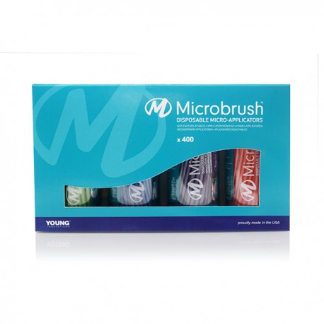 MICROBRUSH Aplicadores de microcepillo no absorbente -  4 X 100 UDS