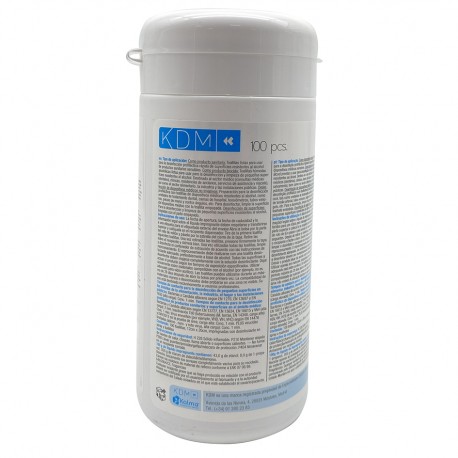 REPOSICION TOALLITAS DESINFECTANTES KDM 100 ud SUPER DESCUENTO A PARTIR DE 3 UDS