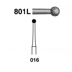 Fresa Diamante Bola Cuello Alargado 801L.314 FG 5u Komet + REGALO