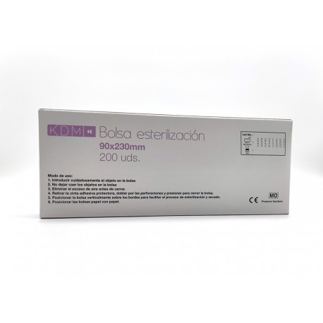 BOLSAS ESTERILIZAR KDM 9x23 cm 200 ud OFERTA 2+2