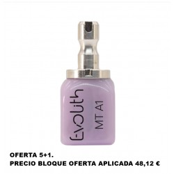 DISILICATO LITIO CAD HT C14 5 UD. OFERTA 5+1 - EVOLITH