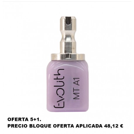 DISILICATO LITIO CAD HT C14 5 UD. OFERTA 5+1 - EVOLITH