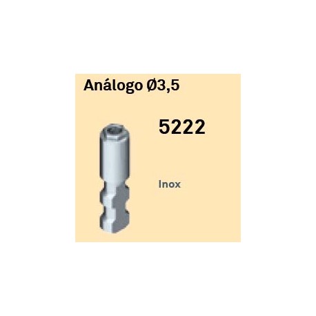 Análogo Héxagono Externo Ø 3,5