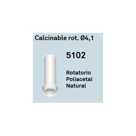 Calcinable Rot. Héxagono Externo Ø 4.1