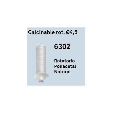 Calcinable Rot. Ø 4.5 Hexágono Interno