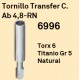Tornillo Transfer C.Ab 4.8 RN Octógono Interno