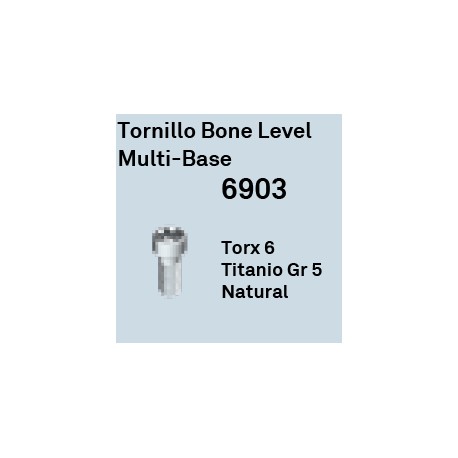 Tornillo Bone Level Multi-Base Cono Interno CrossFit
