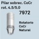Pilar Sobrec. CoCr Rot. 4.5/5.0 Cónica Interna