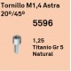 Tornillo M1,4 20º Cónica Externa