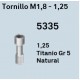 Tornillo M1,8 - 1,25 Hexágono Interno