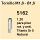 Tornillo M1,6 - Ø 1.6 Hexágono Interno