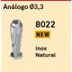 Análogo Ø 3,3 Hexágono Externo