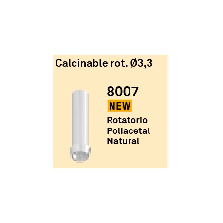 Calcinable Rot. Ø 3.3 Hexágono Externo