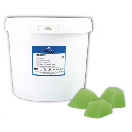 Gelatina Para Duplicar Precigel Verde 6 kg