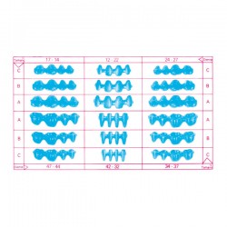 Preformas Cera, Estuche Bloques 18 x 10 u.