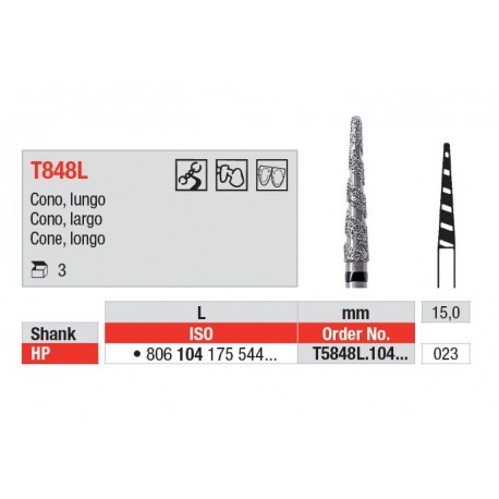 T5848L.104.023 Grano Super Grueso 3 unid.