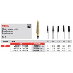 FV878K.314.022 Diamantado Diacut Grano Fino 5 unid.